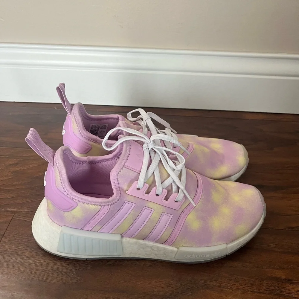 Adidas J Bliss Lilac and Yellow Sneakers-NWOT Size 4.5